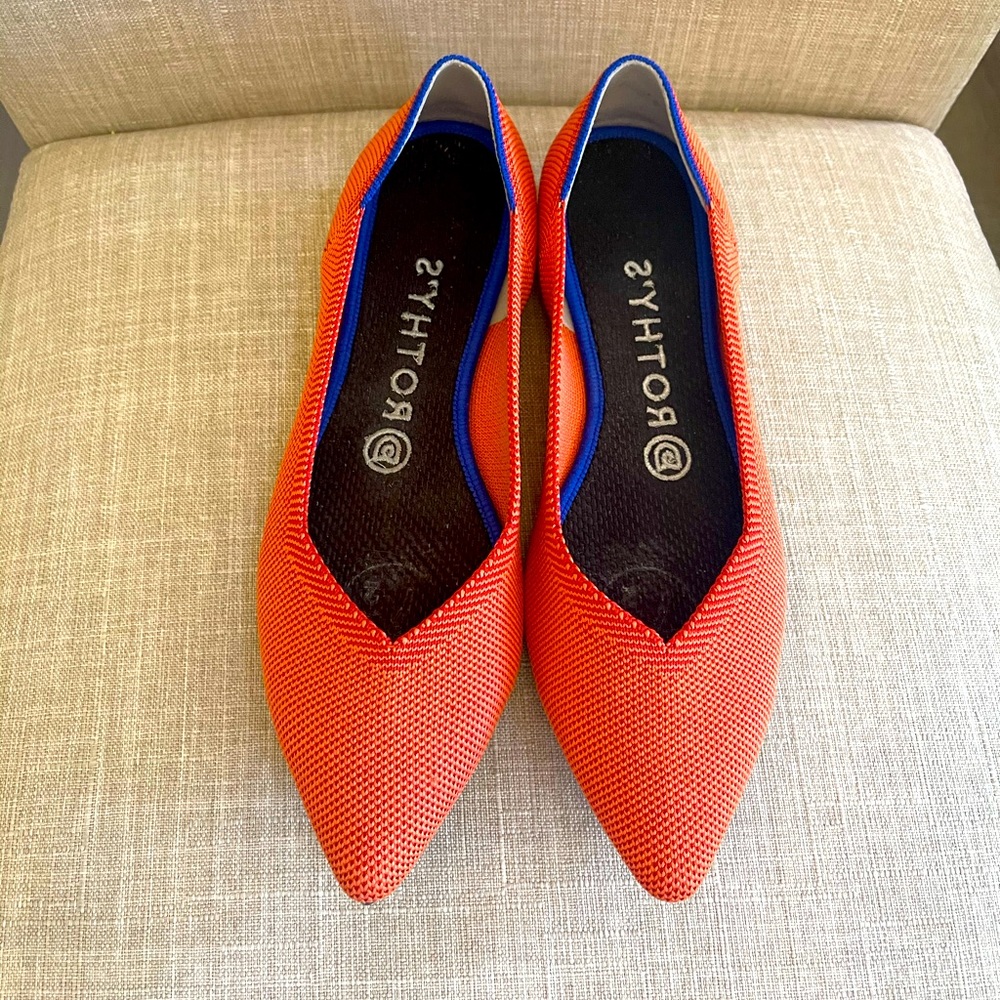 Rothy’s in vibrant orange